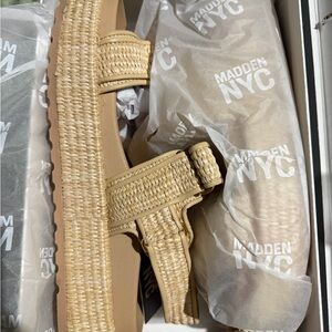 Madden NYC Women's Beige Sandals